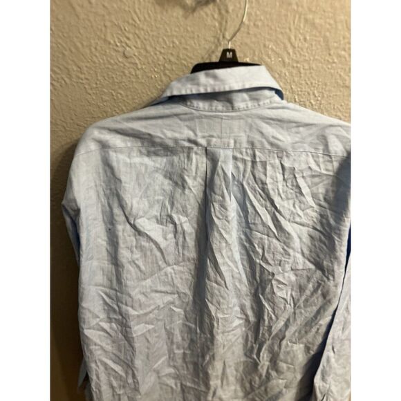 Ralph Lauren Men Size 16 32-33 Blue Shirt Classic Fit Long Sleeve Button Up - Picture 6 of 7